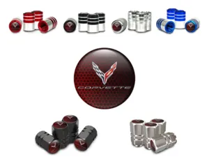Chevrolet  Bouchons Valve Pneus Vélo Design Racing